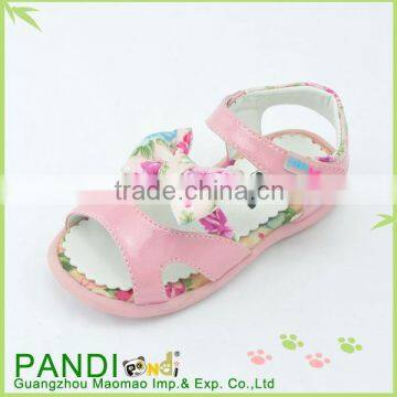 new model baby girl sandals kids shoes with bow