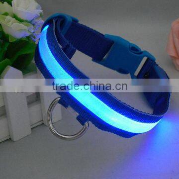 So beautiful rainbow color LED light pet collar