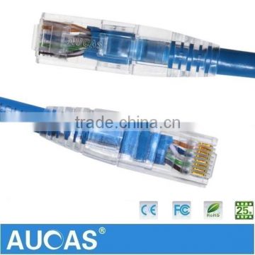 CE Certificated High Quality 24awg Best Price UTP Cat5e Lan Cable Patch Cord Cat5e