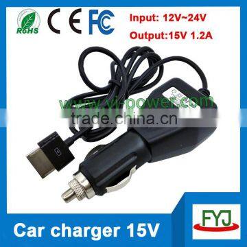 Wholesale Rohs Car Charger 15v 1.2a 18w for Asus Vivobook VivoTab RT TF600T TF701 TF810C photo-4