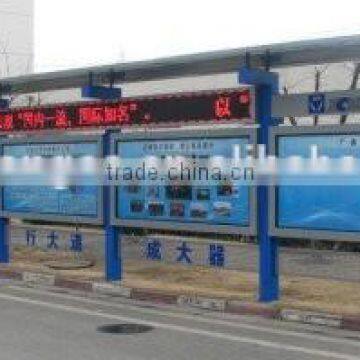 Advertising Bus Stop Shelter /Outdoor Furniture Bus Stop Shelter/Bus Shelter With Advertising Board photo-2
