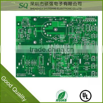 Single---sided FR4 pcb board with white solder mask