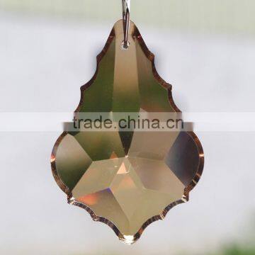 machine cut mapleaf crystal chandelier accessories