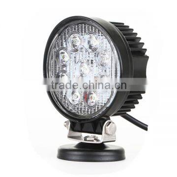 High Power 27W Led Work Light + 12V-24V Heavy Duty LED Work Light, Daytime Running Light ( Round 27W ) photo-5