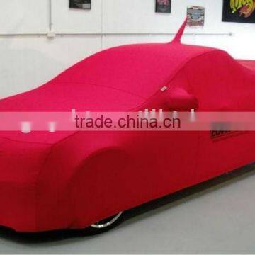 Customized China red car cover for cool sports modle vehicle