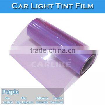 Purple Tint Car Light Protection Film