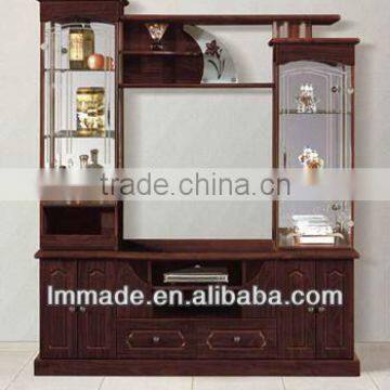 Living room glass design TV cabinet (700602)