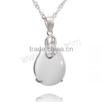 925 Sterling Silver Cats Eye Pendants