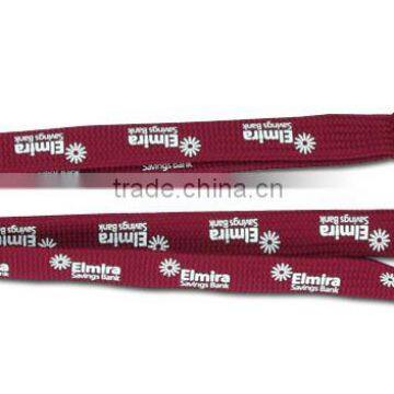 Customk tubular lanyard / flat lanyard strap / narrow lanyard with J hook