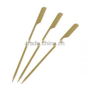 Customized Logo Disposable Bamboo Paddle Skewers For BBQ