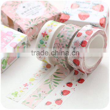 Japanese handmade custom printed washi masking tape for gift wholesale