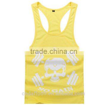 2016 mens bodybuilding singlet print gym mens stringer singlet