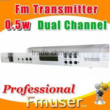 18FSN Dual Channel fm transmitter 0.5w radio broadcast software