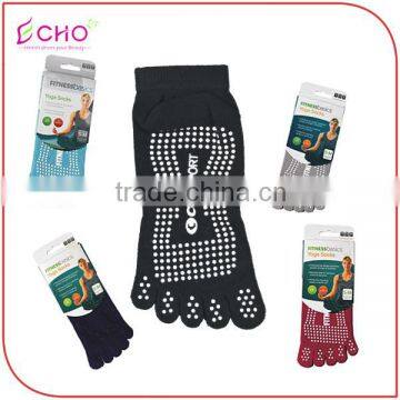 Multi-color Anti-slip Fitness Yoga Pilates Socks photo-2