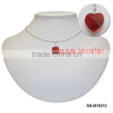 high fashion heart pendant jewelry