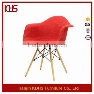 Beautiful 2016 Best Modern Various Bright Color Full Fabric Covered Leisure Chair photo-3