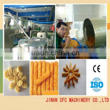 CE Approved High Quality Extruded Puffed Corn Snacks Making Machine