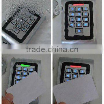 Waterproof Single Access control Keyword Reader Confirm to IP85