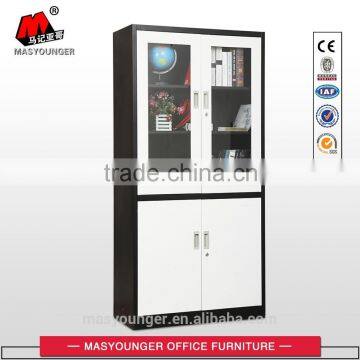 Super March Purchasing Up glass sewing door down metal swing door cabinet