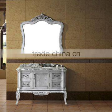 antique bathroom mirror cabinet , Classic Solid wood Bathroom Vanities