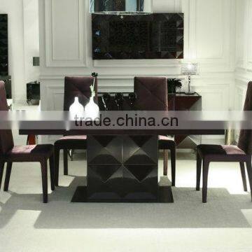 Modern high glossy dining table(LS-201A)