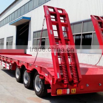 3 axles 4 axles heavy duty low bed trailers/lowbed semi trailer