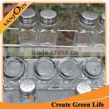 2-Tier Kitchen Cabinet Storage Iron Metal Stand Spice Holder photo-3