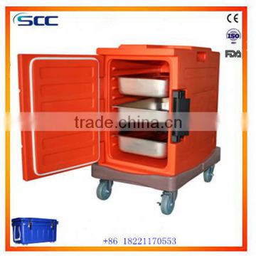 made of food grade food thermal carrier equipped with GN pans