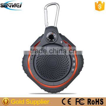 Thermometers wireless bluetooth speaker Waterproof CSR4.0 flashlight Mono stereo Shenzhen bluetooth speaker