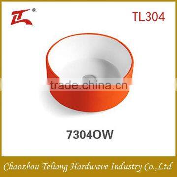 High Quality Ceramic Counter Top Unique Bathroom Sink Without Faucet Hole photo-5