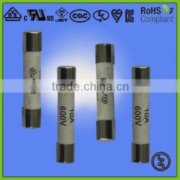 6x32mm 10A 600V ceramic tube fuse