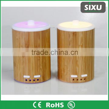 150ml bamboo shell pp water tank electric essential oil ultrasonic led diffuser