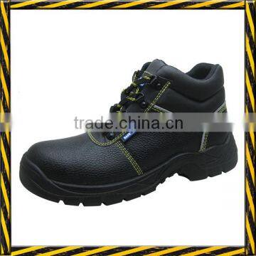 New style genuine leather construction worker safety shoes