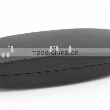 Hot Selling Balck PU Leather Cover Metal Spectacle Case