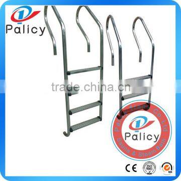 Factory supply 2-4 steps swimming pool stainless steel step ladders