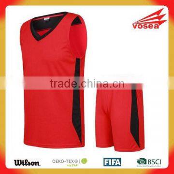 Wholesale blank football jerseys&basketball uniform design&latest basketball jersey desig