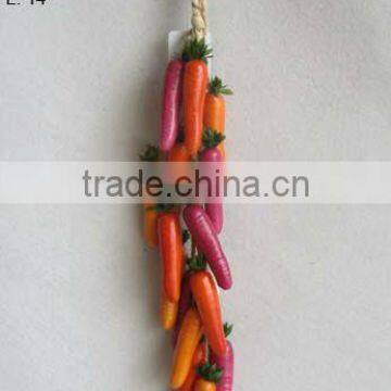 2014 Artificial Fruits Fake Vegetables14 inch Artificial Carrot String