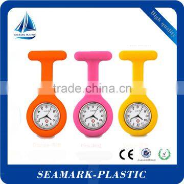 2016 bulk wholesale silicone nurse watch, colorful doctor watches, silicone watches