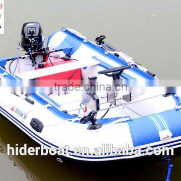 New Inflatable Aluminum Floor Japanse Fishing Rubber Boat