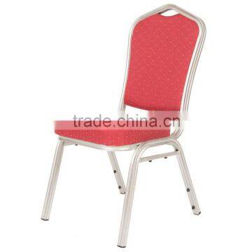 Used Hotel Furniture Cheap Metal Frame Fabric Banquet Stacking Chair for Sale (YC601) photo-4
