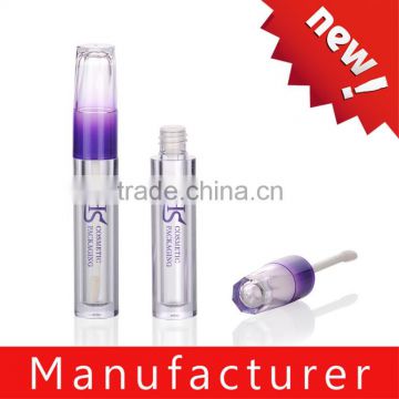 2015 Newest Empty Gradient Purple Plastic Lip Gloss Cosmetic Tube