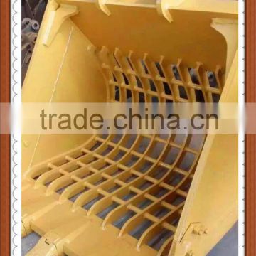 high quality ZX135 excavator skeleton bucket with pins at cost price