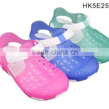 2016 New PVC Kids jelly shoes clogs