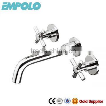 Modern Design Chrome Brass In Wall Brass Basin Faucet 16 1703