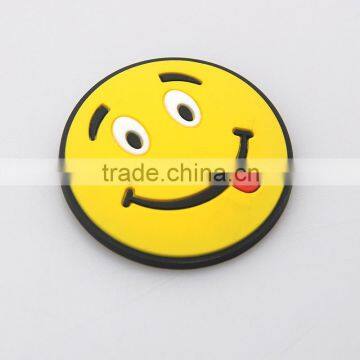 Top Selling Silicon Smilling Emoji Round Magnetic Brooch for Party Girl's Kid's Brooch Pin Supplier's Choice photo-6
