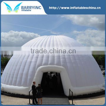 Comercial large mobile outdoor 20m inflatable party dome tent