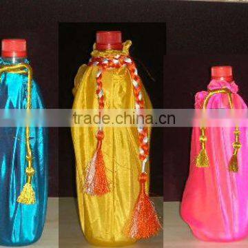 Polysilk bottle packing wrapper