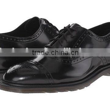 Men Genuine Leather Lace up Brogue Shoes Custom Hand-made Men Leather Dress Casual Shoes photo-2