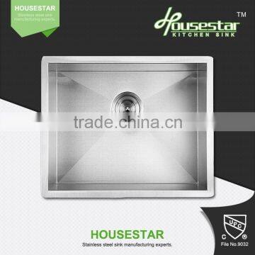 Stainless Steel for Kitchen Stand Handmade Stainless Steel Undermount Kitchen Sink for Hotel Single Bowl Laboratory Sink - X3018 photo-4