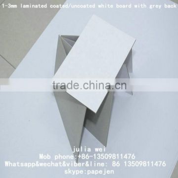 Duplex Board Grey and White in a SGS Certificate Hot Sale Paper Export 3mm White Back Golden/Silver Cake Boards